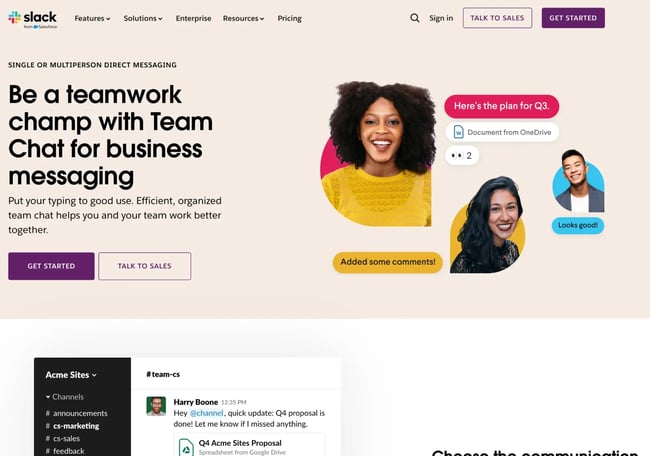web design best practices, slack